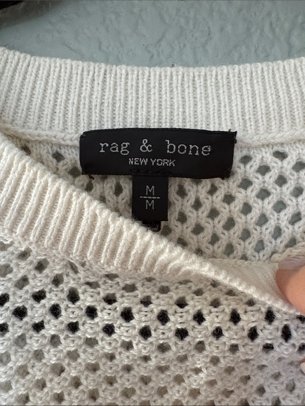rag & bone sleeveless crochet sweater top - Picture 2 of 4